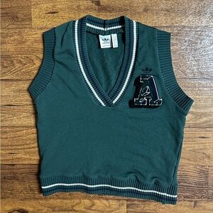 adidas Originals Green Sweater Vest